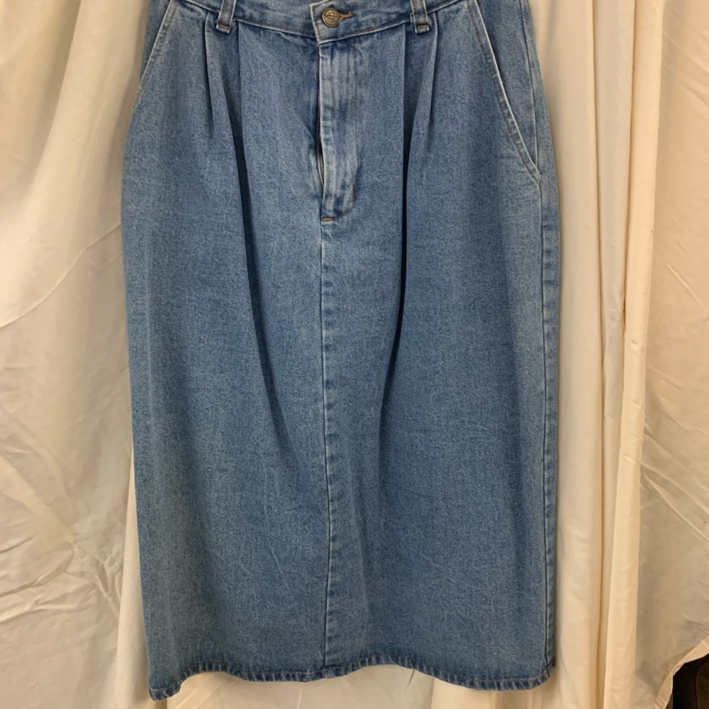 Who What Wear Light Blue Midi Skirt